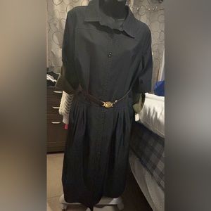 Liz Claiborne dark denim dress